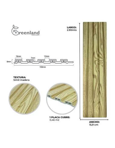 Revestimiento WPC de interior P072