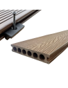Deck Wpc Brown 25 Mm 290cm X 14cm X Caja 5 U + Clips Encastre Greenland
