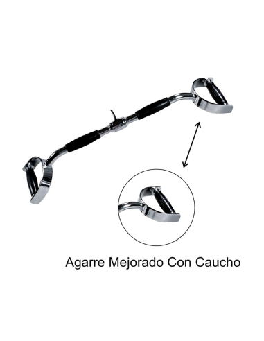 Barra Doble Estribo Polea Fg6018-p2 Federal Gym