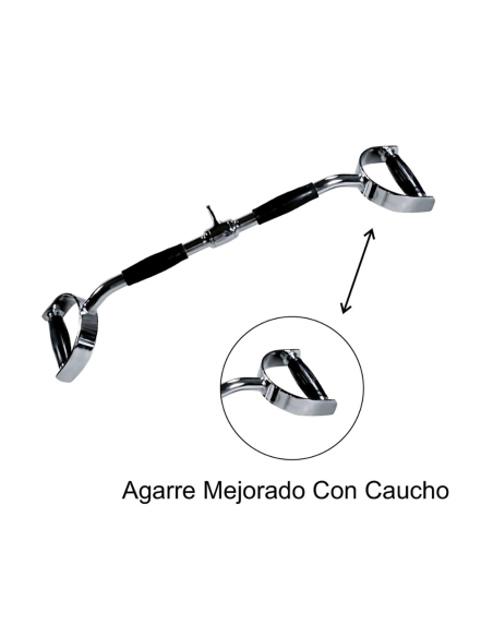 Barra Doble Estribo Polea Fg6018-p2 Federal Gym