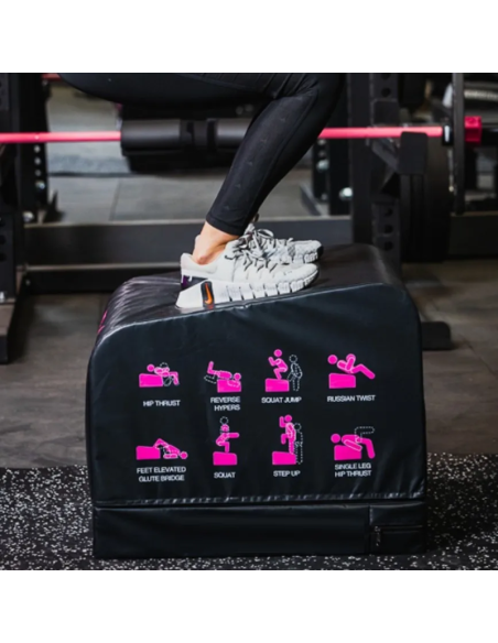 Box Gluteos Fg-HipBench Federal Gym