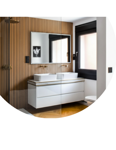 Revestimiento WCP 155 Madera/negro para pared interior Greenland