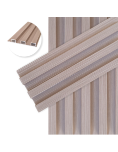 Revestimiento Interior Wpc 195 Crema 19 5mmx2 40m Greenland