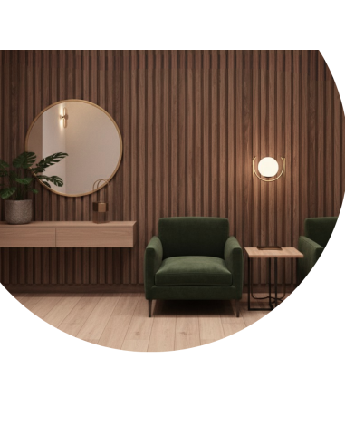 Revestimiento WPC 195 Cedro para pared interior Greenland