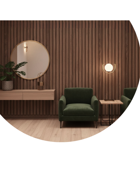 Revestimiento WPC 195 Cedro para pared interior Greenland