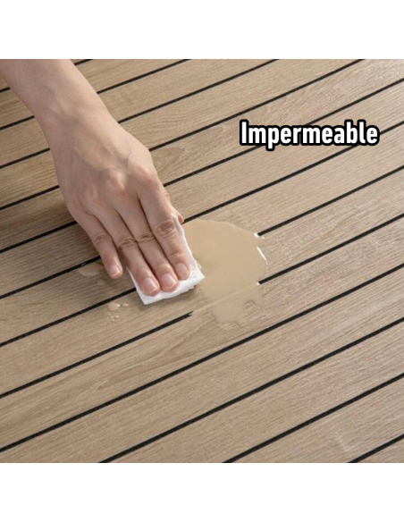 Revestimiento Autoadhesivo Wallroll-gris para pared interior Greenland