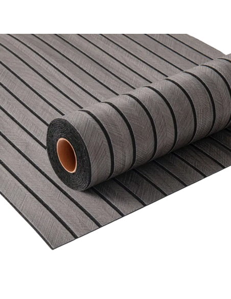 Revestimiento Autoadhesivo Wallroll-gris oscuro para pared interior Greenland