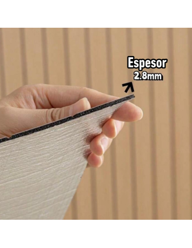 Revestimiento Autoadhesivo Wallroll-gris oscuro para pared interior Greenland