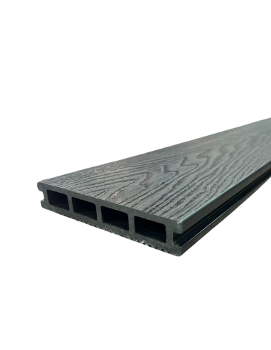 Deck WPC Black 25 por Caja de 5 unidades + clips de encastre Greenland