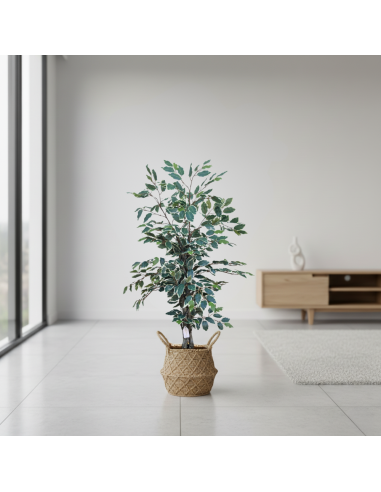 Planta Artificial Ficus Trenzado 130 Cm 90315 Greenland