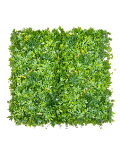 Jardin Vertical Artificial Qx2014 Flor Amar/blan 1m X 1m Greenland