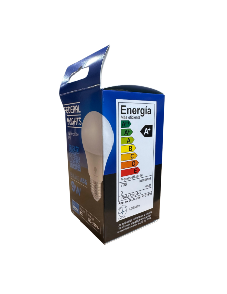 Bulbo Led 9w Frio Federal Light