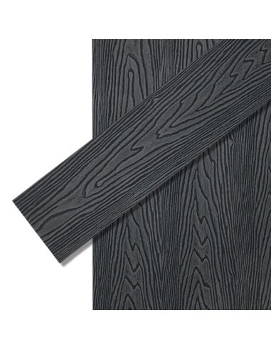 Deck WPC Black 25 por Caja de 5 unidades + clips de encastre Greenland