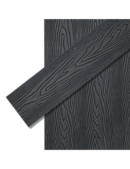 Deck WPC Black 25 por Caja de 5 unidades + clips de encastre Greenland