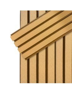 Revestimiento para Pared Exterior WPC Marrón Claro Greenland YMSYD