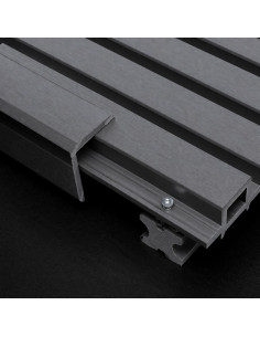 Esquinero Decorativo Para Wpc Exterior Light Grey 2