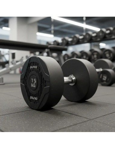 Mancuerna Pro Redonda 15 Fg-rdb15 Federal Gym