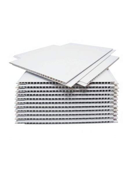 Revestimiento Machimbre De Pvc (Pure White) Greenland