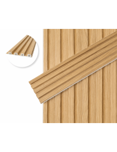 Revestimiento Interior Wpc 498-beige 14cm x 2.40m Greenland