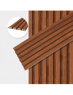 Revestimiento Interior Wpc 442-roble 14cm x 2.40m Greenland