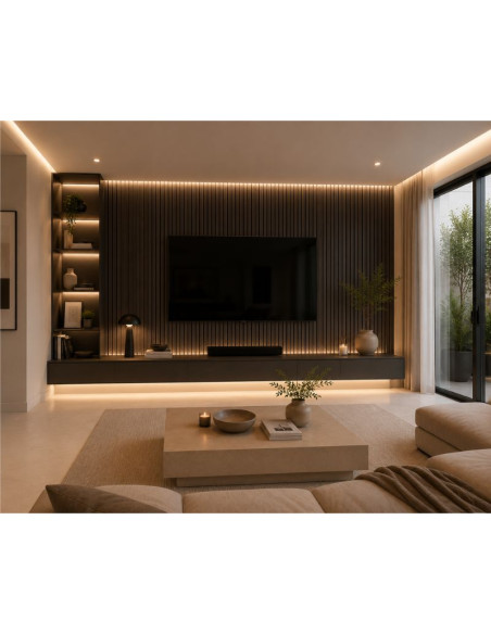 Revestimiento Interior Wpc 517-negro 14cm x 2.40m Greenland