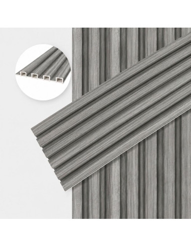 Revestimiento Interior Wpc 532-gris 15 5mmx2 40m Greenland