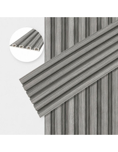 Revestimiento Interior Wpc 532-gris 15 5mmx2 40m Greenland