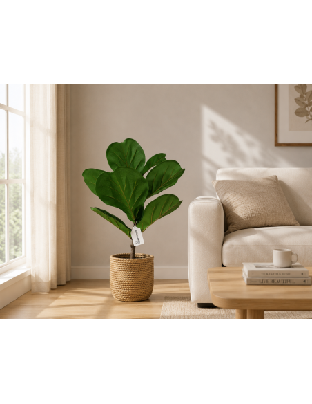 Planta Artificial Ficus Pandurata 55 Cm 22158 Greenland