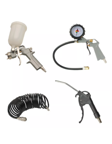 Compresor 24 L + 4pz Kit Stanley