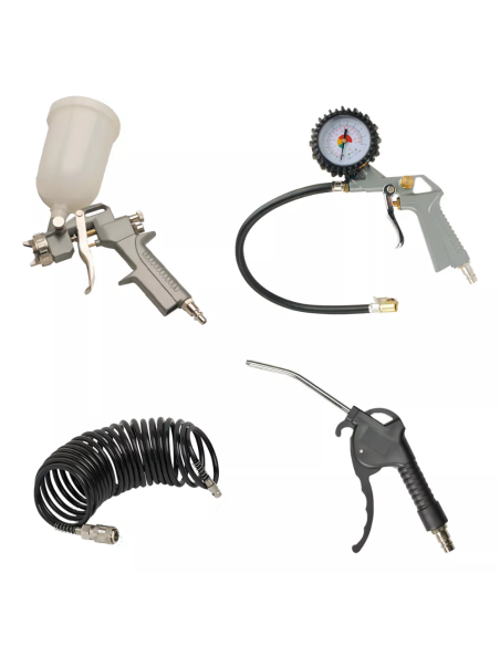 Compresor 24 L + 4pz Kit Stanley