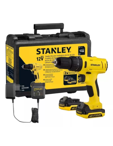Taladro Percutor Inalambrico 12 V Sch121s2k-ar Stanley