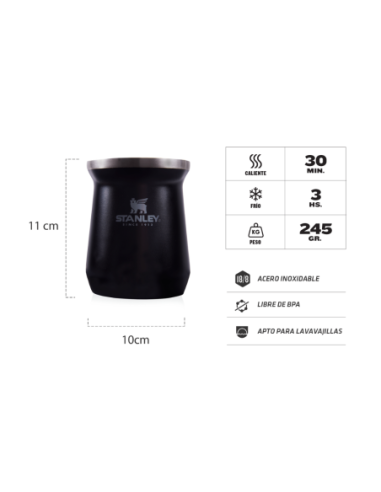 Mate 236 Ml Negro Stanley