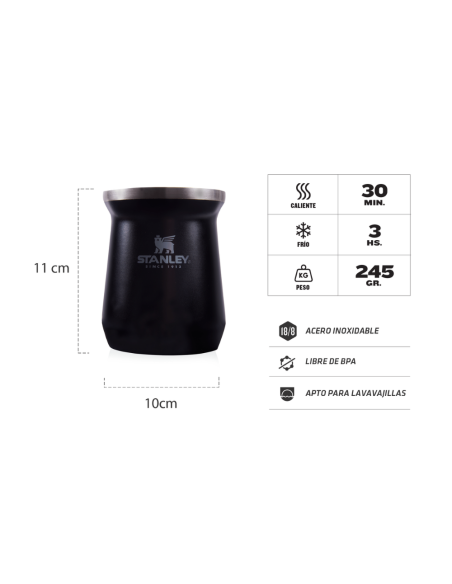 Mate 236 Ml Negro Stanley