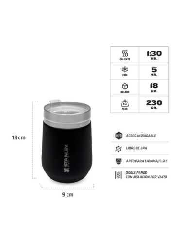 Vaso Everyday 295 Ml Negro Stanley